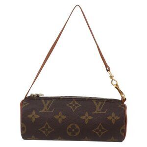 LOUIS VUITTON Monogram Papillon Pouch LV Auth